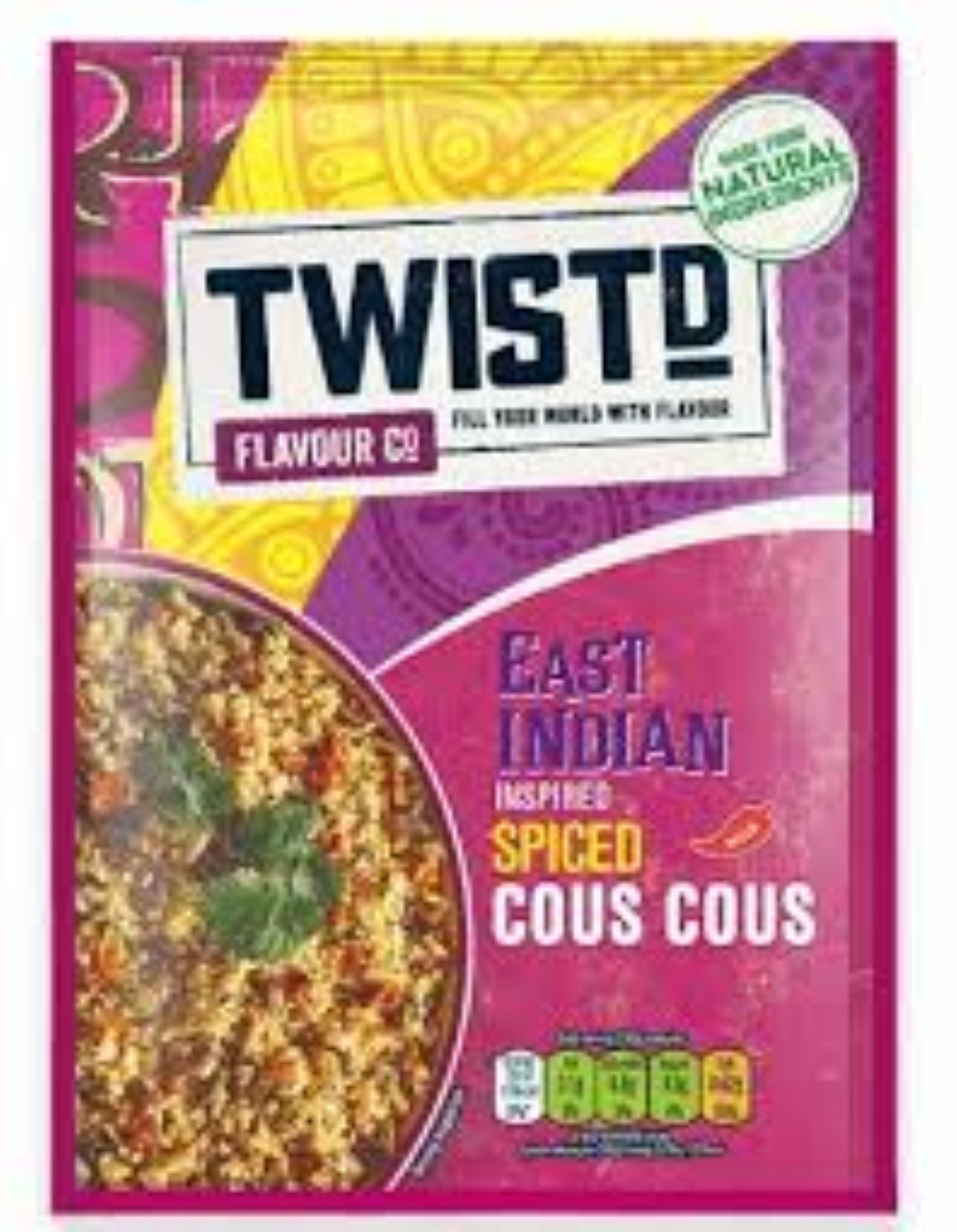 TWISTED EAST INDIAN SPICED COUSCOUS 100G